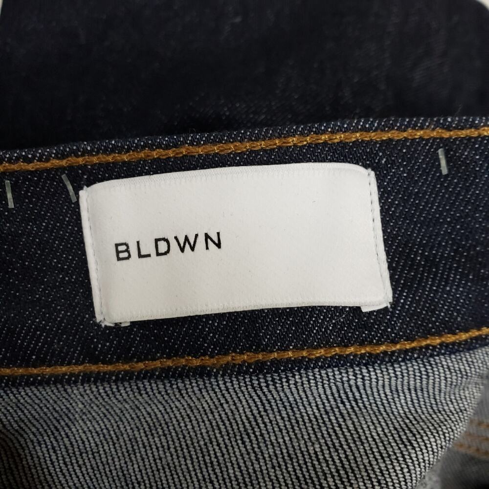 BLDWN Vented Hi Rise Skinny Jean Abyss Blue Dark Wash Women's 28 NEW - Picture 14 of 16